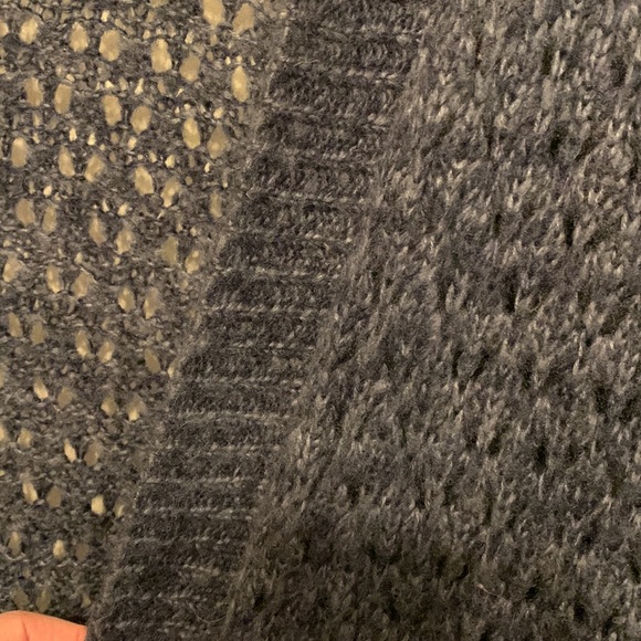 Extra Long Blue Knit Cardigan - Picture 5 of 6